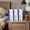 White candle scented home decoration, simple Nordic-style bedroom and living room ambient lighting details Picture